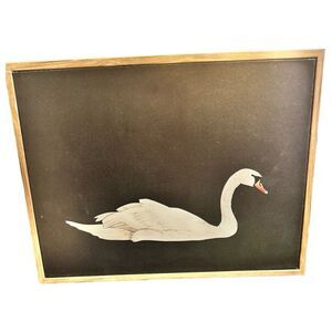 Home Decor – Framed Swan Wall Art